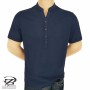 Men's robe 50% Linen 50% Cotton with short sleeves - 2202-1
