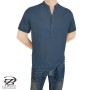 Men's robe 50% Linen 50% Cotton with short sleeves - 2202-3