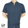 Men's robe 50% Linen 50% Cotton with short sleeves - 2202-3