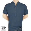 Men's robe 50% Linen 50% Cotton with short sleeves - 2202-3